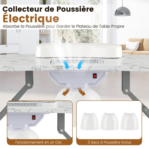 Manicurebord, 90x43x73 cm, Hvid , Star