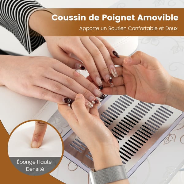 Manicurebord, 90x43x73 cm, Hvid , Star