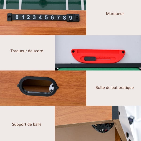 Spillebord, 81x43x30.5 cm, Naturfarvet , Star