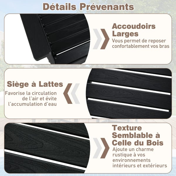Matstol, HDPE, svart - Material: HDPE , Star