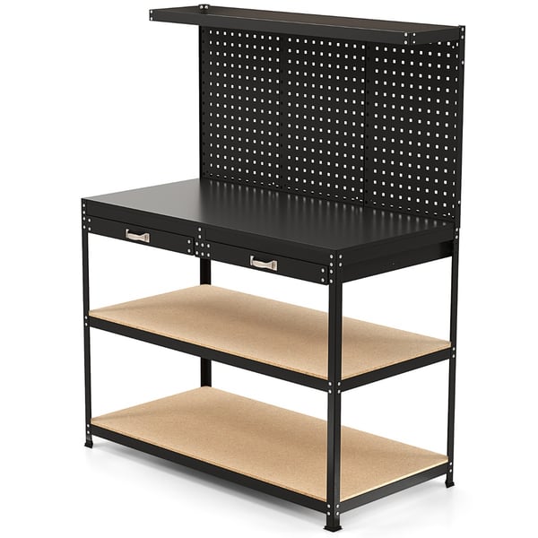 Arbejdsbord, 121x61 cm, Sort , Star