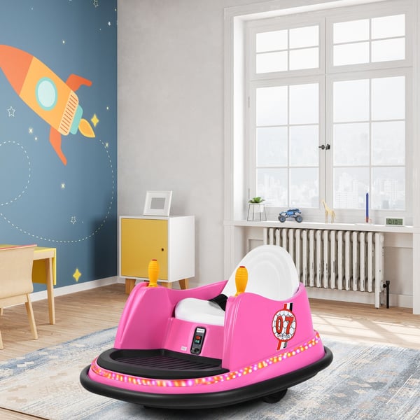 Børns Bumper Car, 57x75x42 cm, Pink , Star