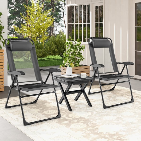 Patio Taittotuolit, 78x59x102 cm, Harmaa , Star