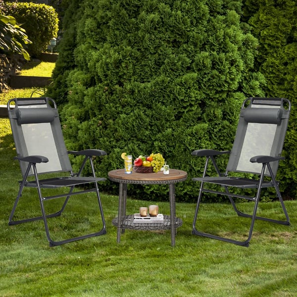 Patio Taittotuolit, 78x59x102 cm, Harmaa , Star
