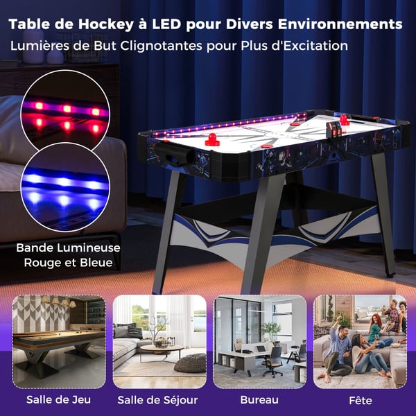Airhockeybord, motoriserat, vitt , Star