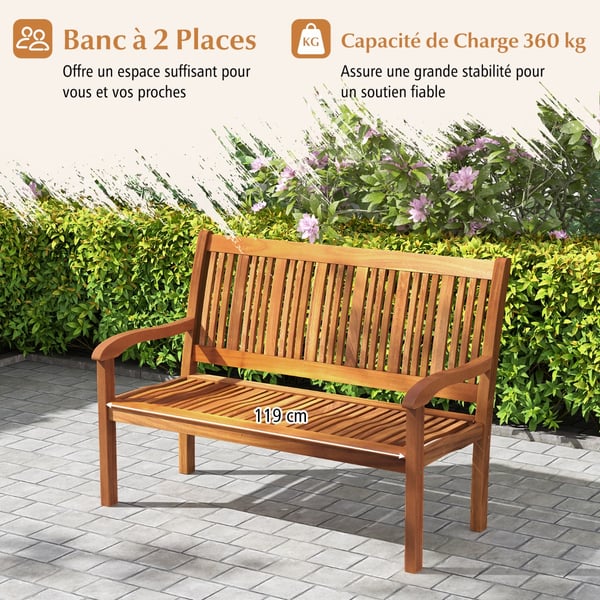 Havemøbel, 126x63x91 cm, Teak , Star