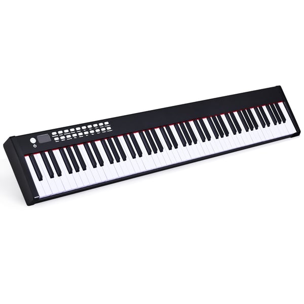 Digitalt klaver keyboard, 127x21.5x6.5 cm, Sort/Hvid , Star