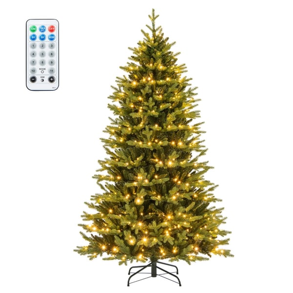 Kunstigt juletræ, 210x122 cm, grøn , Star