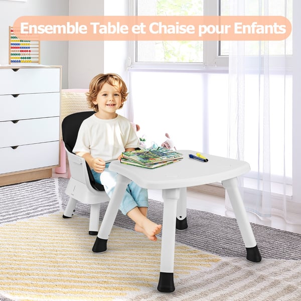 Babyhøjstol, 6-i-1 konvertibel, sort , Star