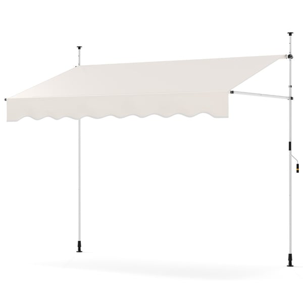 Markise, 250x120x210-300 cm, Hvid , Star
