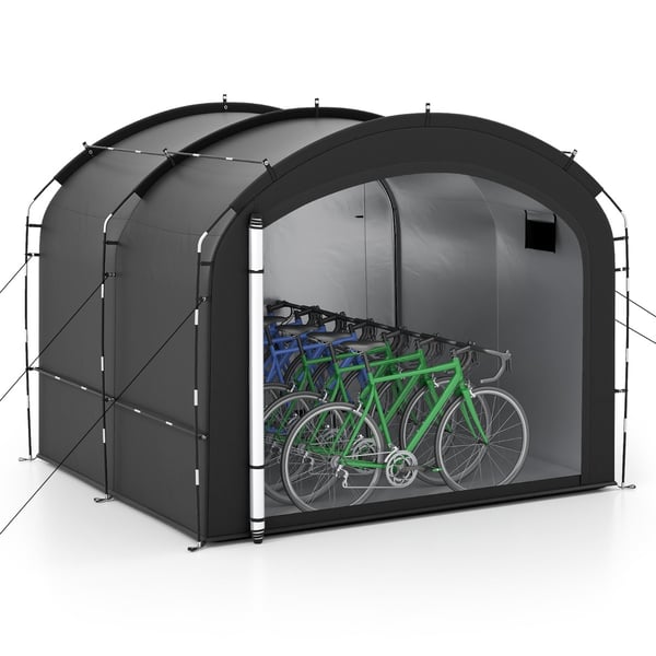 Cykelopbevaringstelt, 254x215x192 cm, Sort , Star