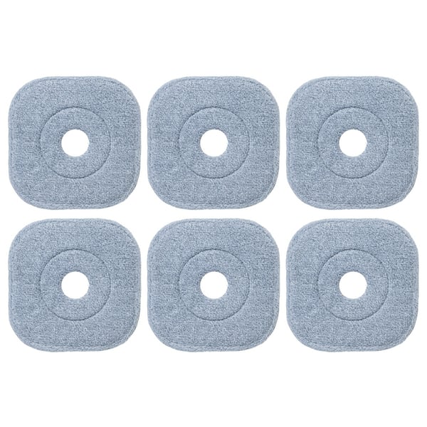 Udskiftelige Moppehoveder, 26,5x26,5x0,7 cm, Grå Hvid , Star