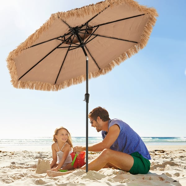Parasol, 267x247 cm, Naturlig , Star