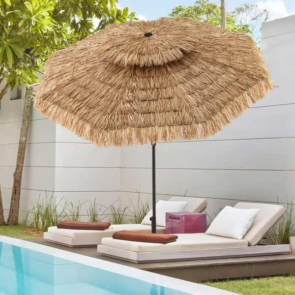 Parasol, 267x247 cm, Naturlig , Star
