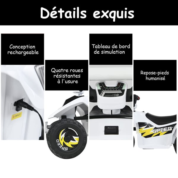 El-quad för barn, 4,6 km/h , Star