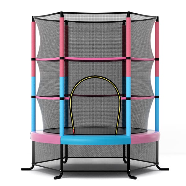 Trampolcm för trädgård, Ø165CM, Rosa , Star