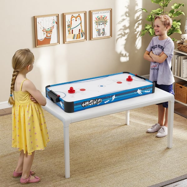 Airhockeybord, 40", Blå - materiale: Tykt MDF-plade , Star
