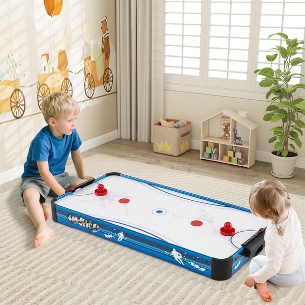 Airhockeybord, 40", Blå - materiale: Tykt MDF-plade , Star