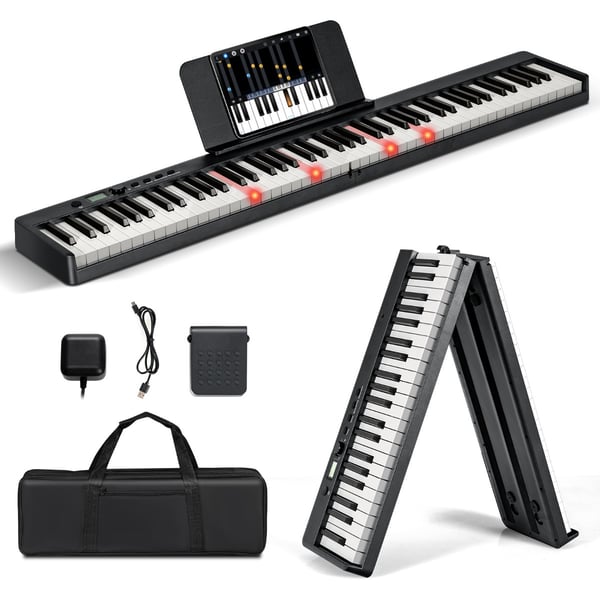 Digitalt klaver keyboard, 126x30x22,5 cm, Sort , Star