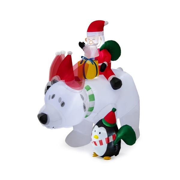 Oppustelig julefigur, 230x70x210 cm , Star