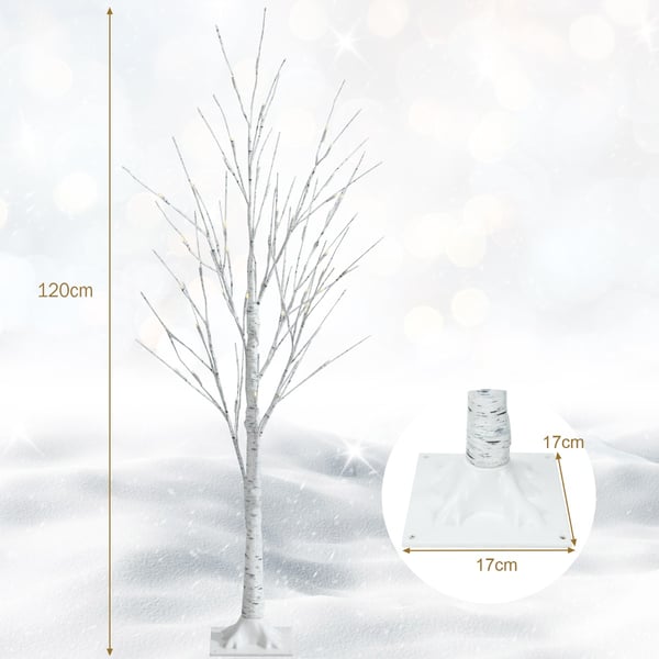 Trælampe, 120 cm, Hvid - materiale: nyt pvc, metal, plastik , Star