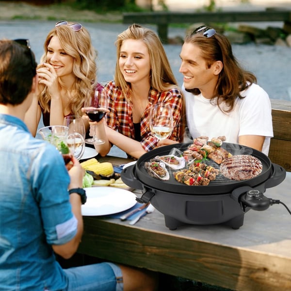 Elektrisk grill, 63x100 cm, Svart , Star