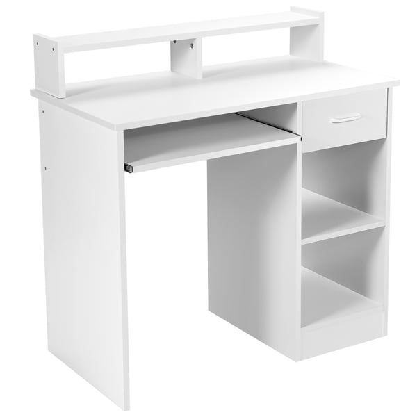 Skrivebord, 105x55x89 cm, Hvid , Star