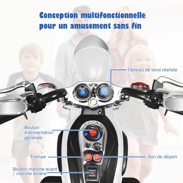 Børns Elektrisk Motorcykel, 91x48x64 cm , Star