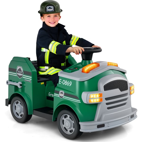 Lasten sähköauto, 12V paloauto, 86x48x52 cm, punainen , Star