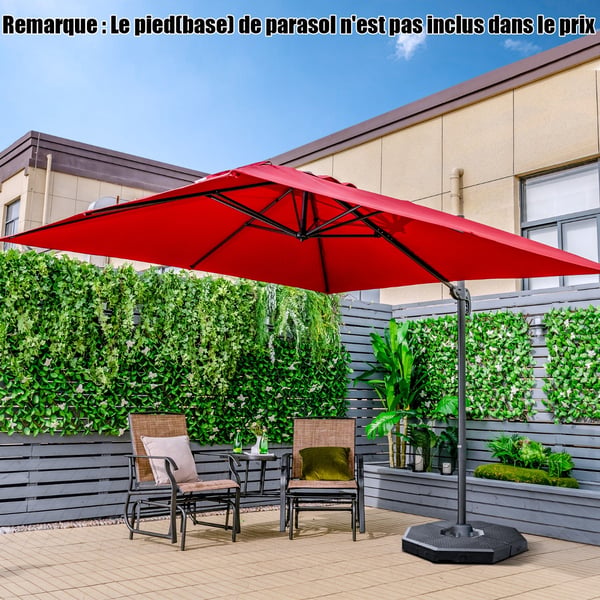 Parasol, 300x300x273 cm, Kaffebrun , Star