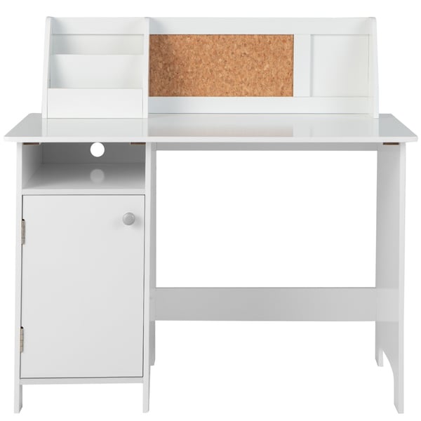 Børne skrivebord med stol, 90x45x85.5 cm, hvid , Star