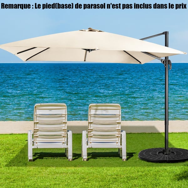 Parasol, 300x300x273 cm, Brun , Star