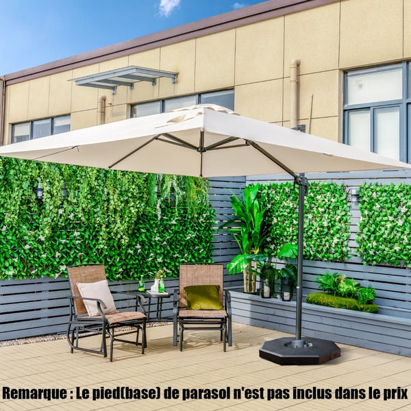 Parasol, 300x300x273 cm, Brun , Star