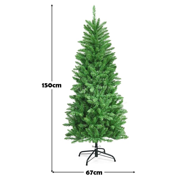 Kunstig juletræ, 150 cm, Grøn , Star