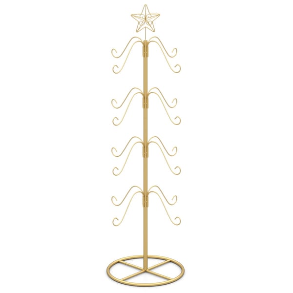 Julestrømpeholder, 121x35 cm, Guld , Star