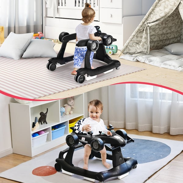 Baby Walker, 73x61x51.5/53.5/55.5 cm, Sort , Star