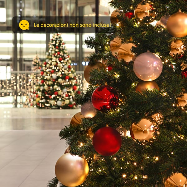Kunstig juletræ, 229 cm - materiale: pvc, metal , Star