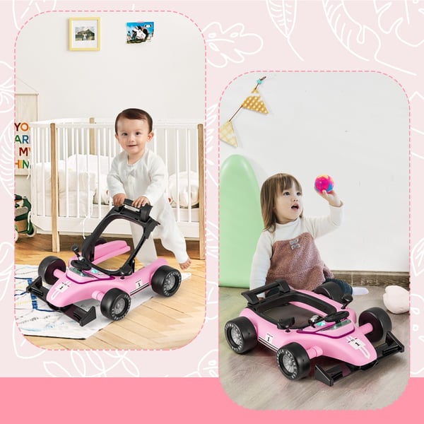 Baby Walker, 73x61x51.5/53.5/55.5 cm, Lilla , Star