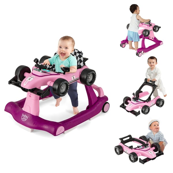 Baby Walker, 73x61x51.5/53.5/55.5 cm, Lilla , Star