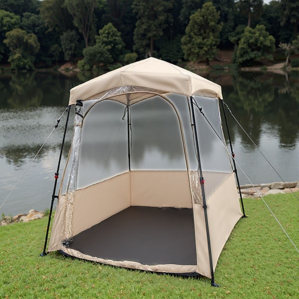 Pop-up sports telt, 160x160x176 cm, brun , Star