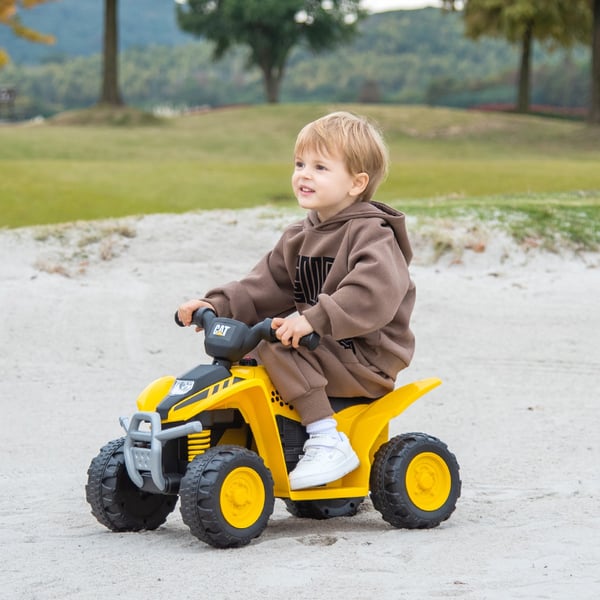 Elektrisk ATV, CAT-licenseret, 63x38x44 cm, Gul , Star