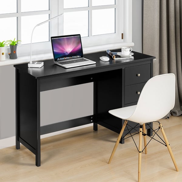Skrivebord, 120x50x75 cm, Sort , Star