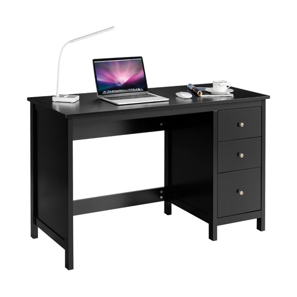Skrivebord, 120x50x75 cm, Sort , Star