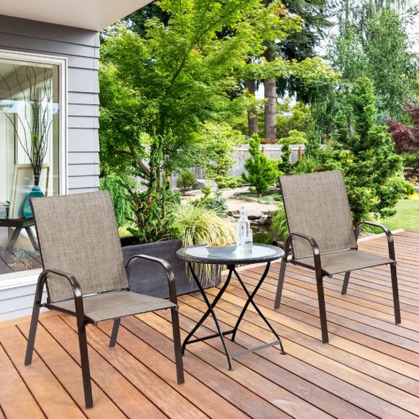 Terrasse Udendørs Spisestol, 72×56×90 cm, Grå , Star