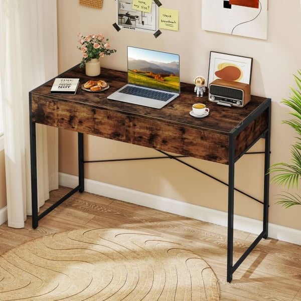 Datorbord, 111x48x76 cm, Brun , Star