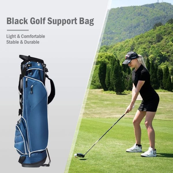 Golfbag, 25.4x17.78x88.9 cm, Blå , Star