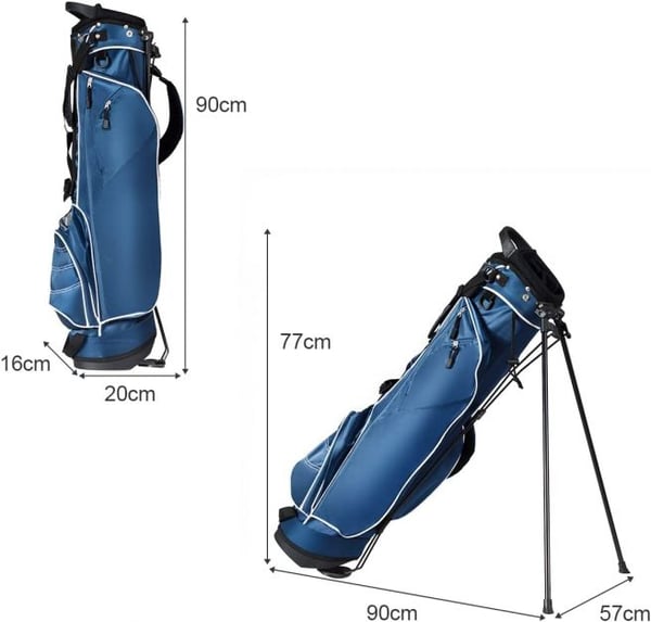 Golfbag, 25.4x17.78x88.9 cm, Blå , Star