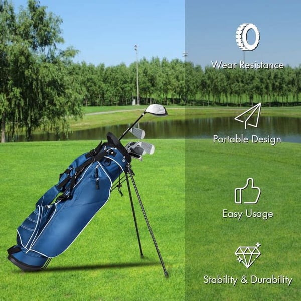 Golfbag, 25.4x17.78x88.9 cm, Blå , Star
