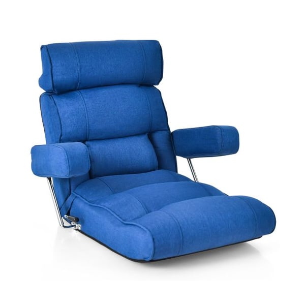 Foldbar Sofa Stol, 80x72x75 cm, Blå , Star
