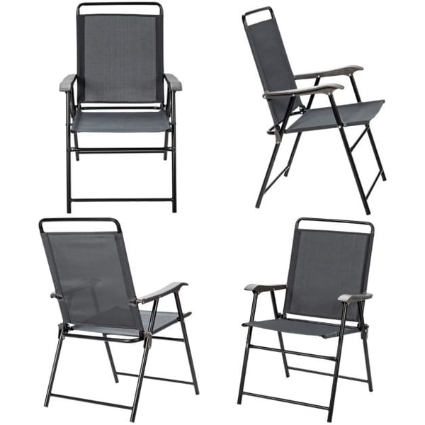 Foldestole, 53x63x92 cm, Grå , Star